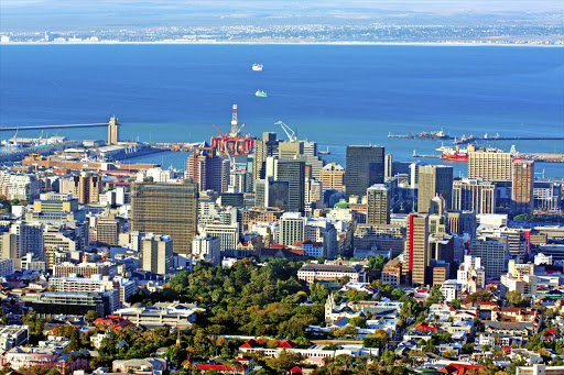 A view over Cape Town.