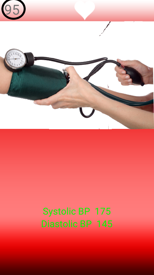 Android application Blood Pressure Scanner Prank screenshort