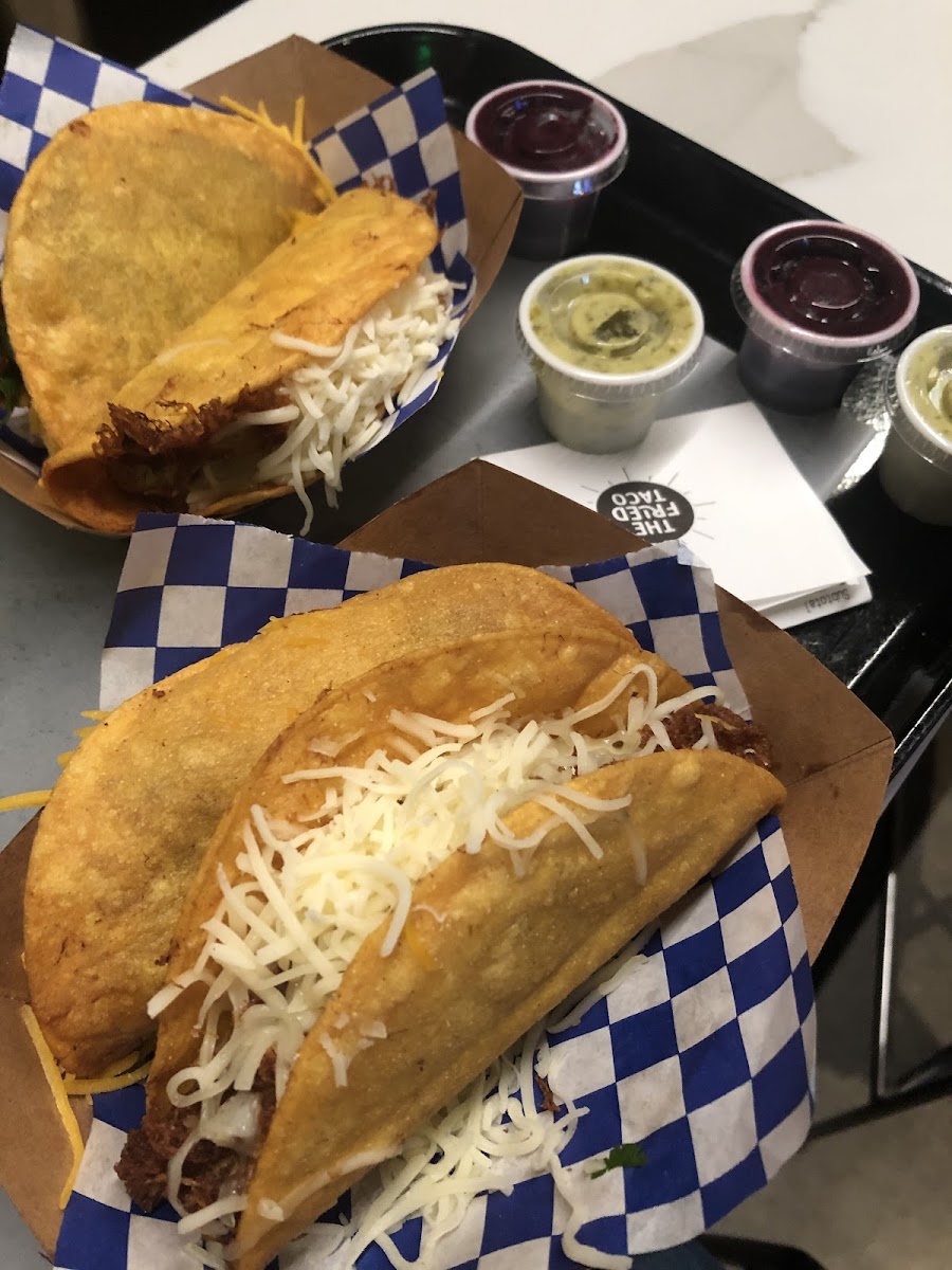 Gluten-Free Tacos at The Fried Taco