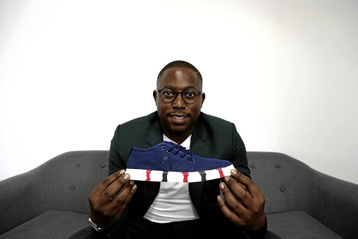 Theo Baloyi of Alexandra in Joburg is the owner of sneaker brand Bathu.