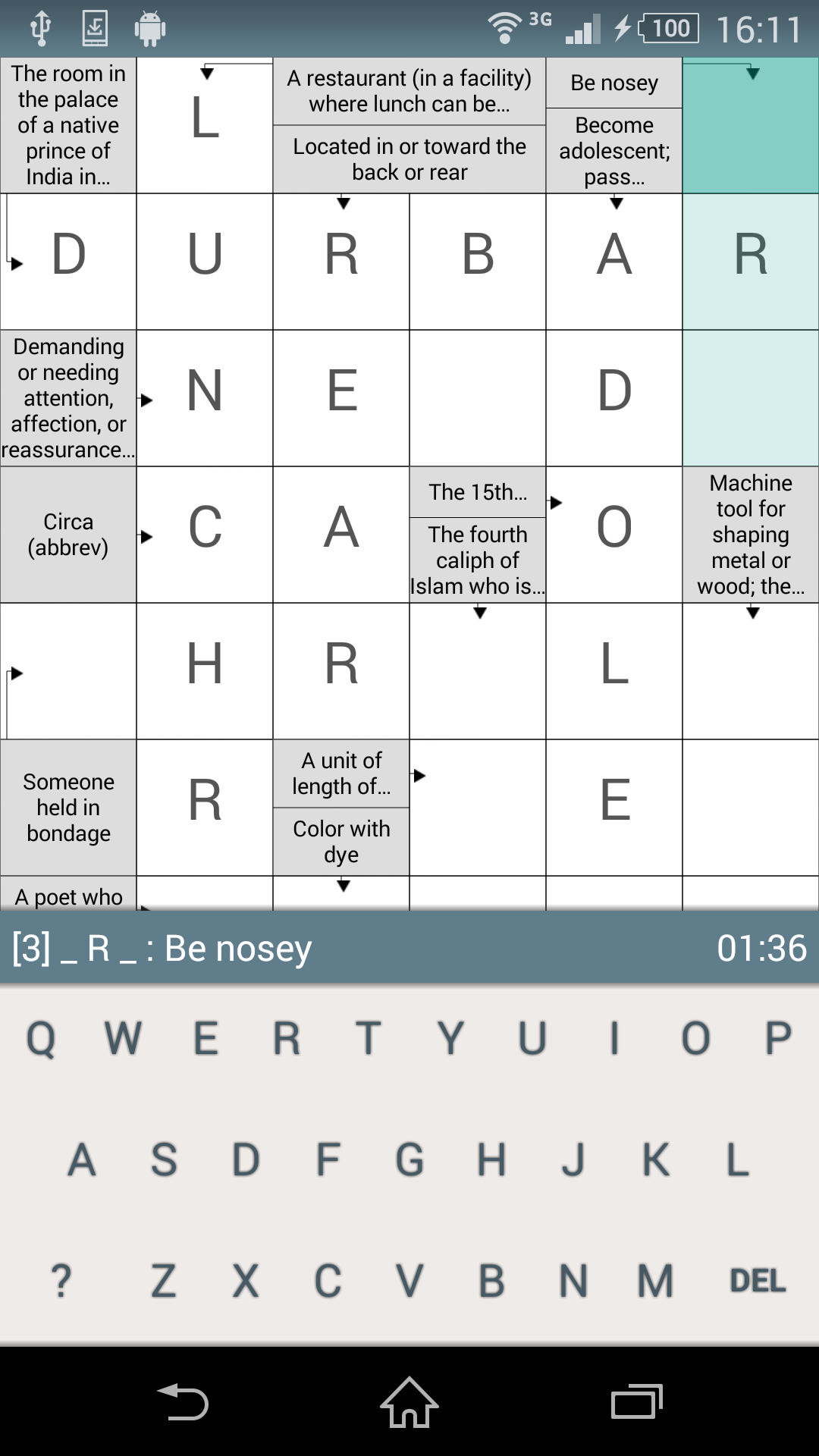 Android application Crosswords - Classic Puzzle Game screenshort