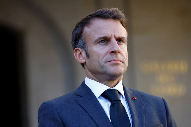 French President Emmanuel Macron. Picture: REUTERS