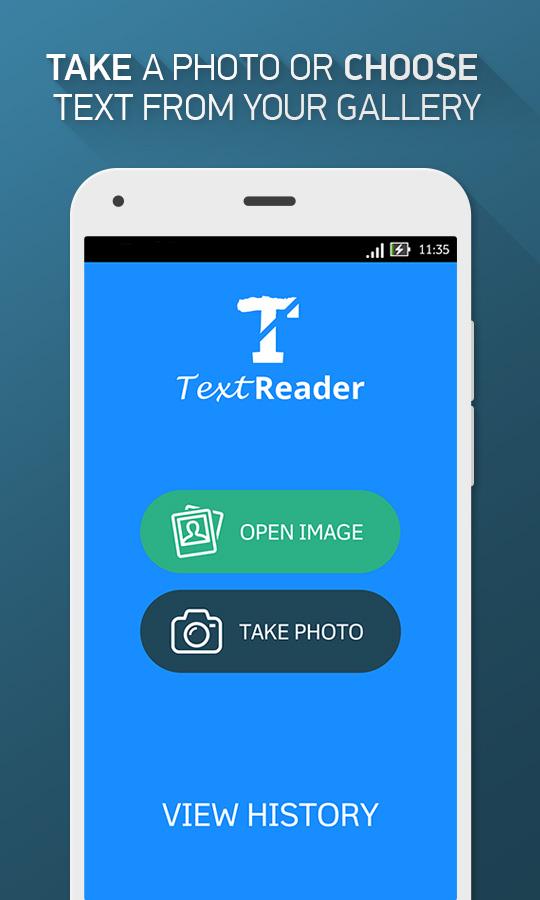 Android application TextReader: Text Scanner App screenshort