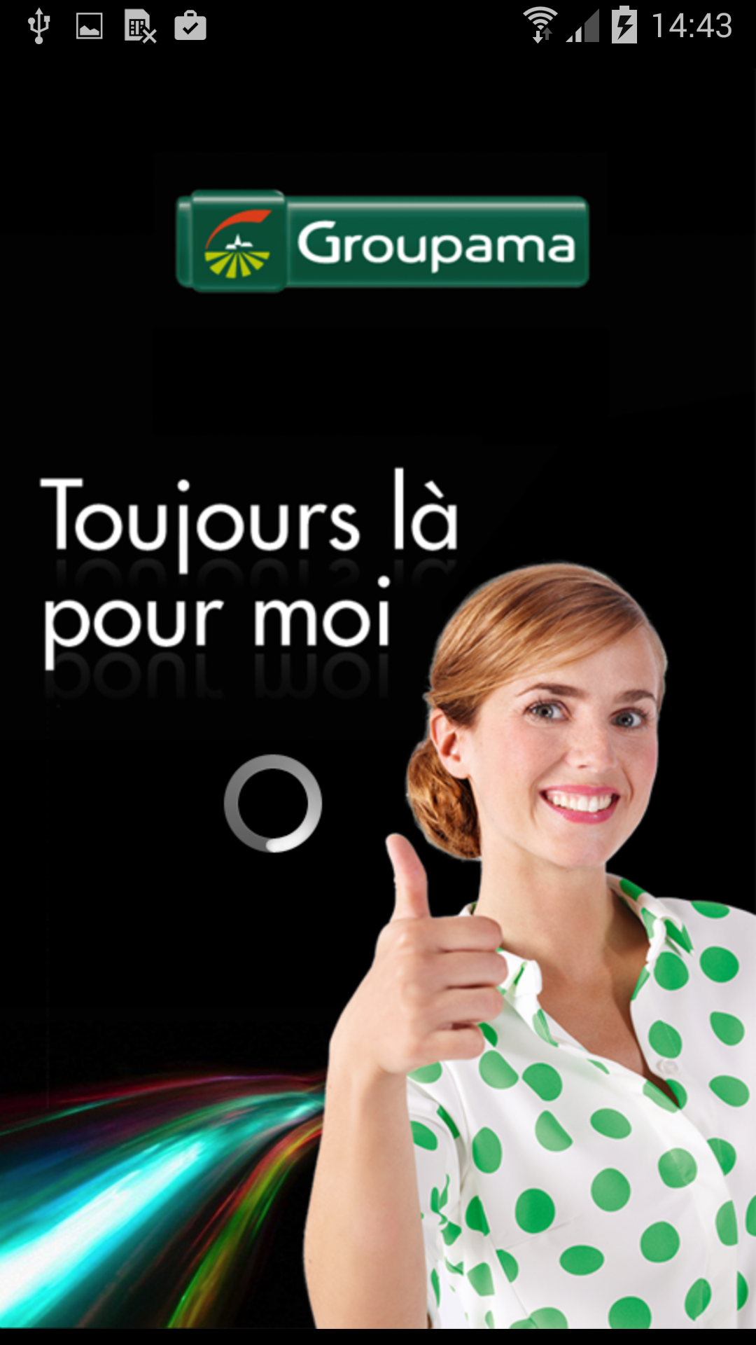 Android application Groupama toujours là screenshort