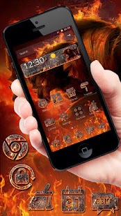 How to install Werewolf Hell fire Fierce Beast Cool Flame Theme 1.1.3 apk for laptop