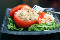 Tomatoes Stuffed With Chicken Salad