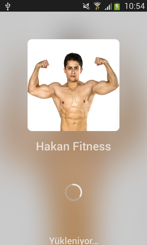 Android application Hakan Fitness screenshort