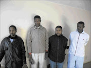 THE ACCUSED: These four men
      
       face  charges of murder and assault.