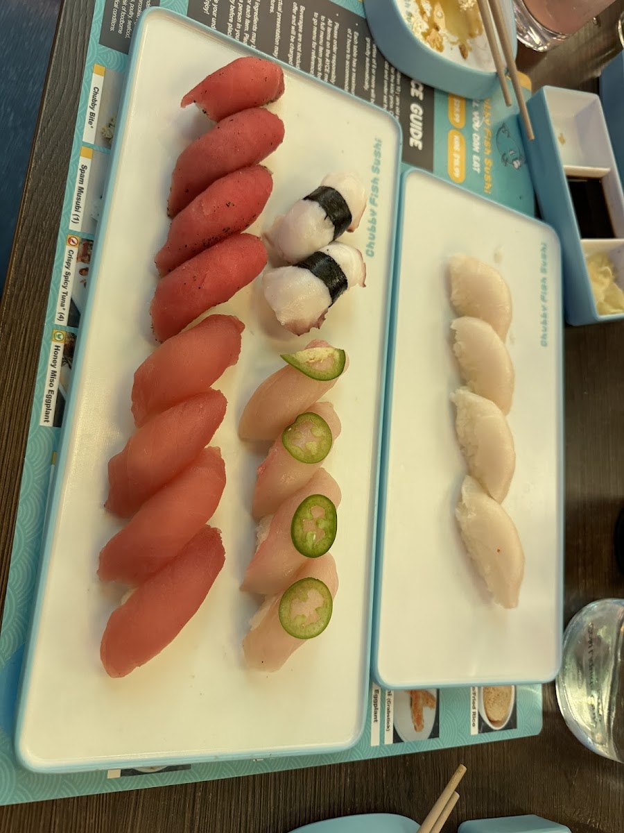 Gluten-Free at Chubby Fish Sushi