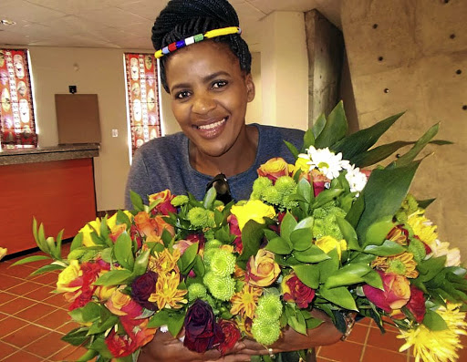 Slindile Ngono, the owner of Enhle Creations, says flowers are an extension of her personality as she likes authentic things.
