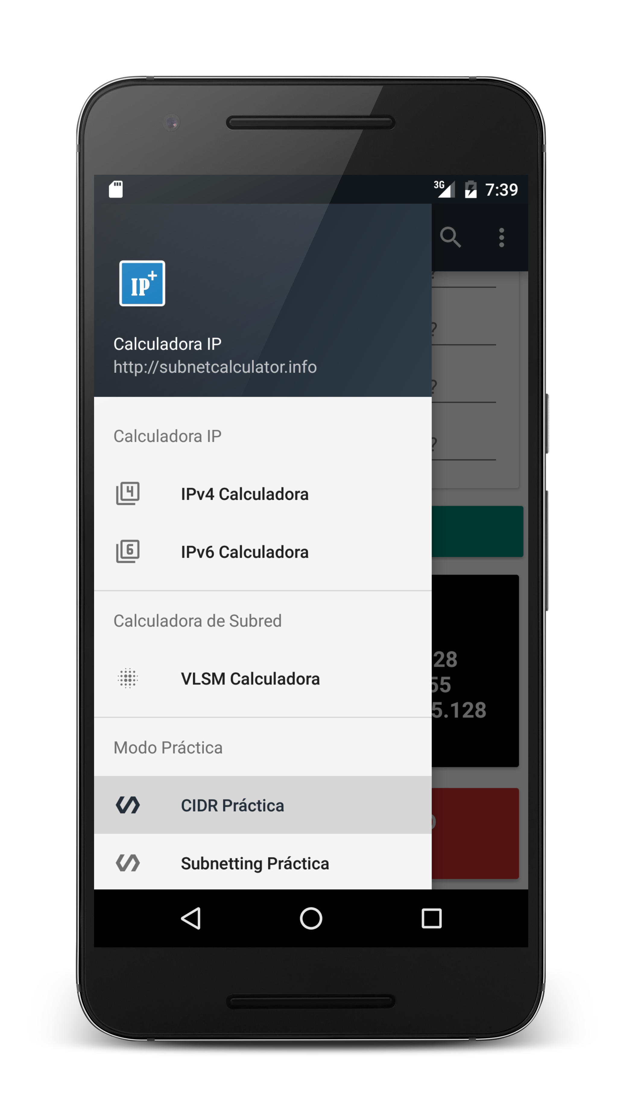 Android application IP Calculator & Network Tools Pro screenshort