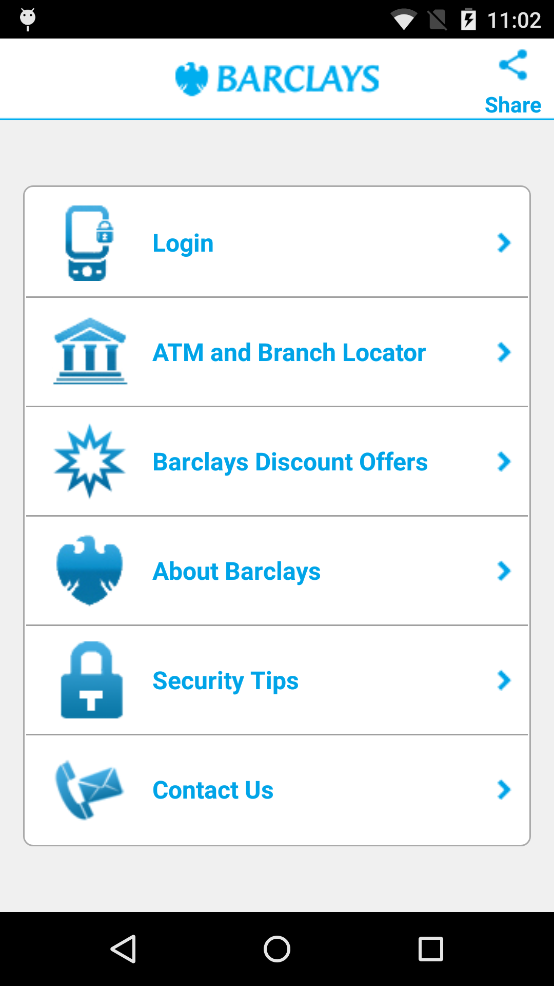 Android application Barclays Kenya screenshort