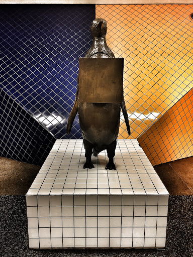 Box Penguin Subway Art