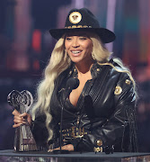Beyonce accepts the Innovator award during the iHeartRadio Music Awards at Dolby Theatre in Los Angeles. 