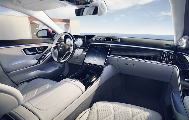 The sumptuous interiors of the new Mercedes-Benz S-Class. Picture: Supplied/Mercedes-Benz