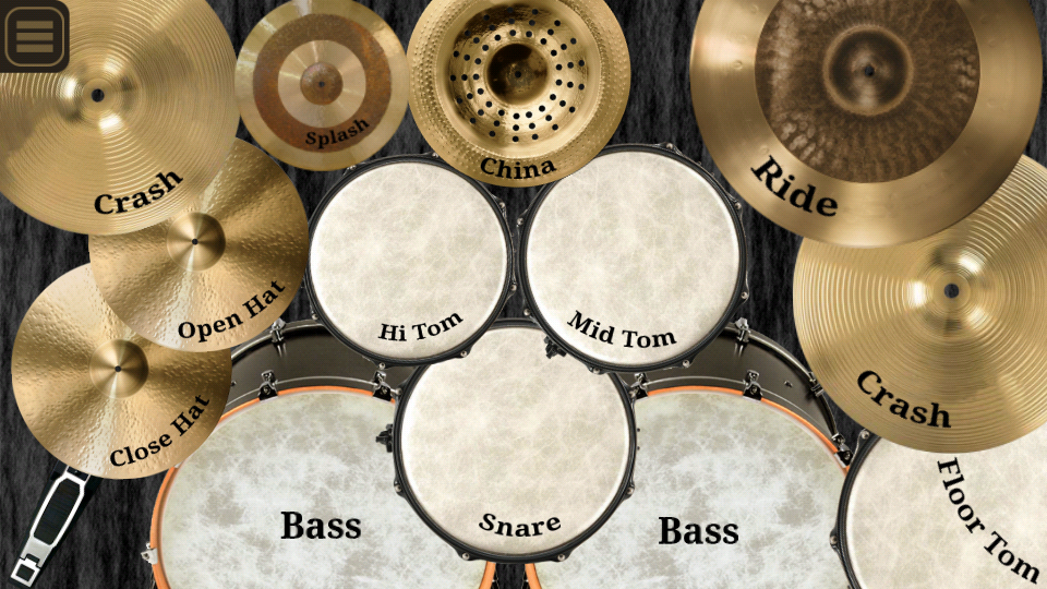 Android application Drum kit (Drums) free screenshort
