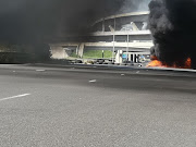 A volatile service delivery protest has forced the closure of the M19 Durban-bound carriageway on Monday.
