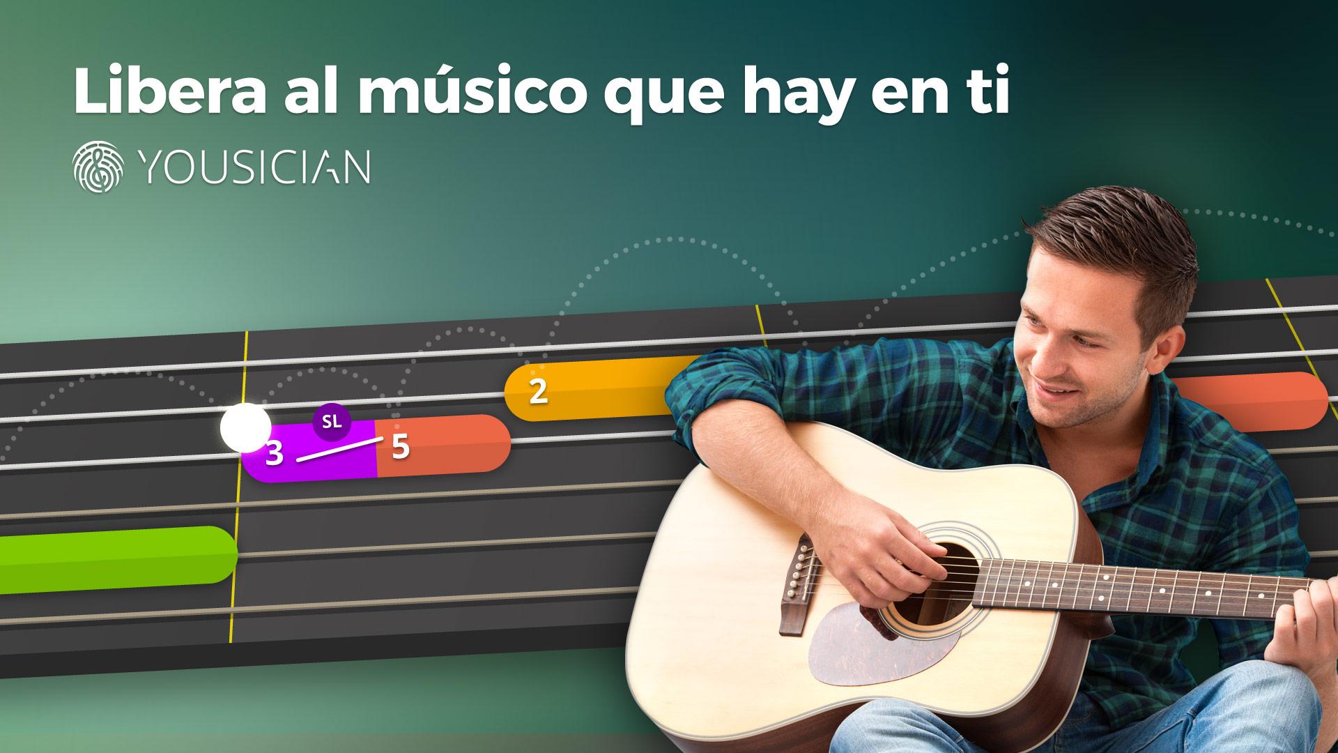 Android application Yousician: Learn Guitar screenshort