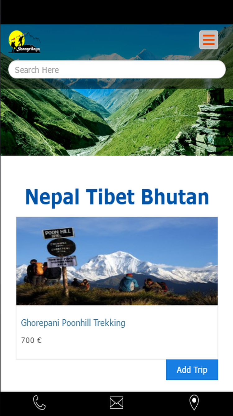 Android application Nepal Raise screenshort