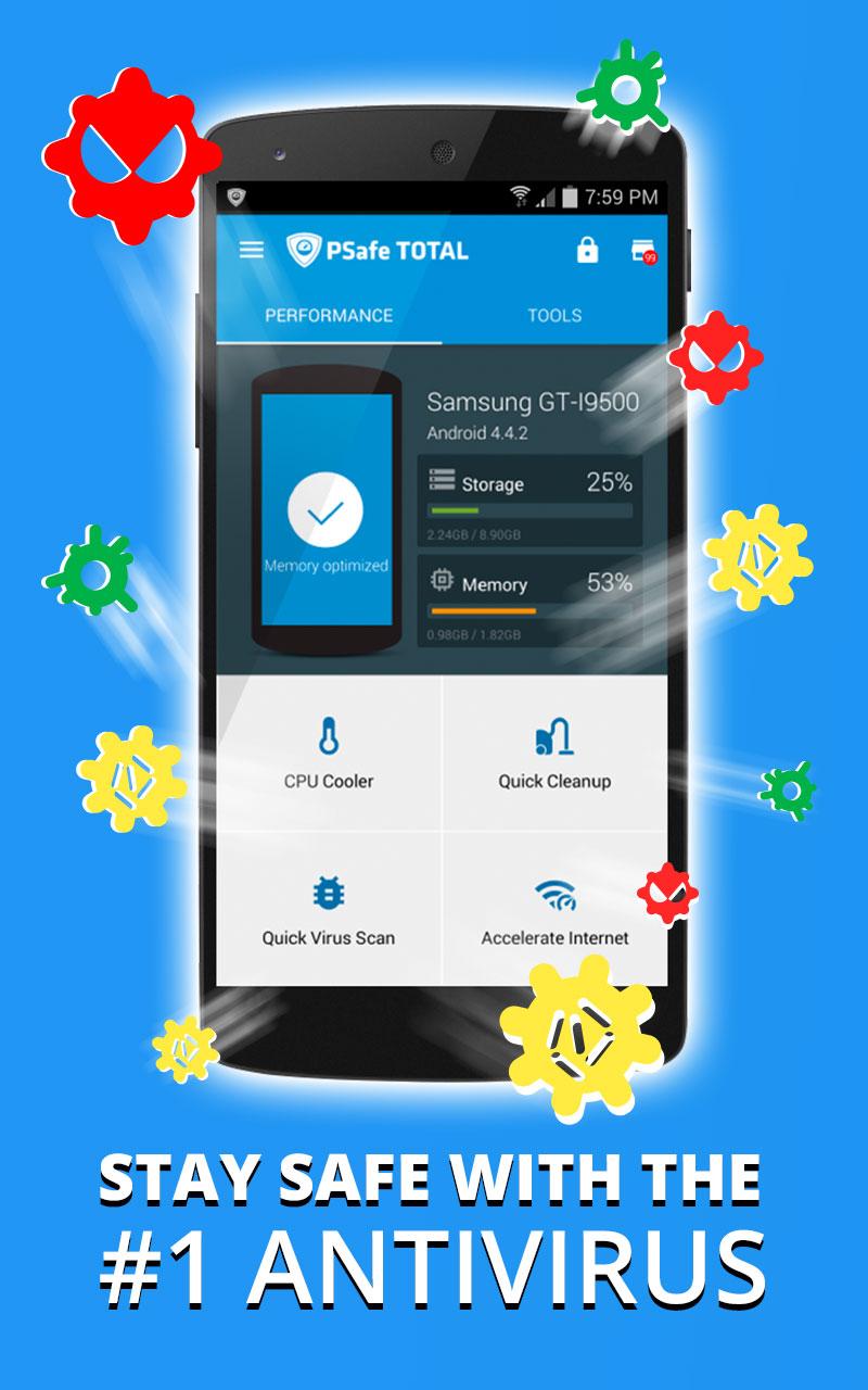 Android application dfndr security: antivirus screenshort