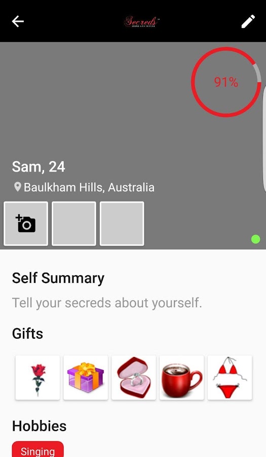 Secreds-Online Free Discreet Dating App For Affair