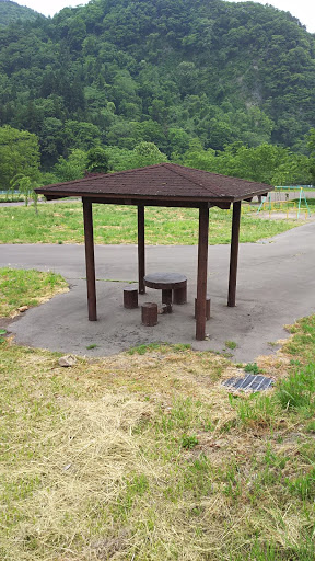 自然公園見学の休息場