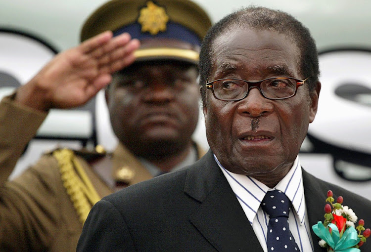 Former Zimbabwe president Robert Mugabe in Harare, Zimbabwe July 16, 2008.