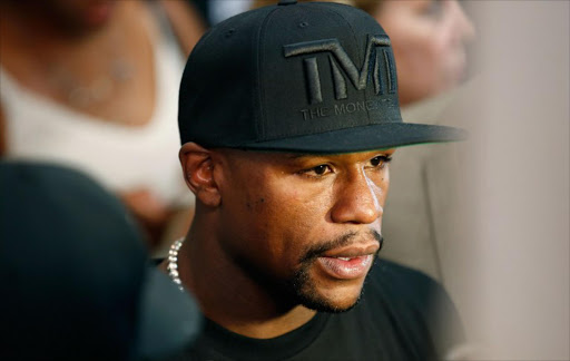 Boxer Floyd Mayweather Jr. arrives for a workout at the Mayweather Boxing Club on September 2, 2014 in Las Vegas, Nevada. Mayweather Jr. will defend his WBC/WBA welterweight titles against Marcos Maidana on September 13 in Las Vegas.