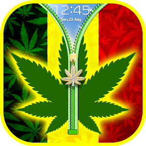 Download Reggae Style Weed Zipper Lock Screen: Rasta Themes For PC Windows and Mac