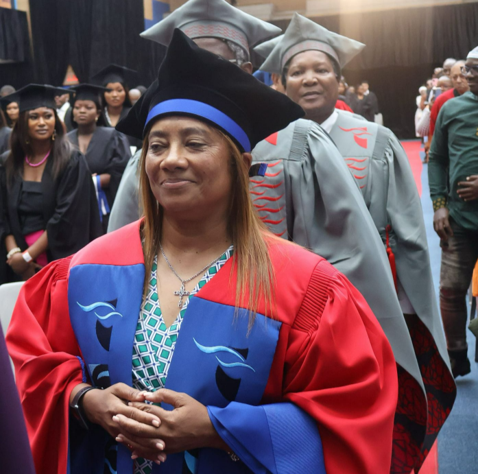 Banyana Banyana coach Desiree Ellis received an honorary doctorate from the Cape Peninsula University of Technology.