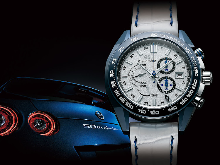Grand Seiko Spring Drive 20th & Nissan GT-R 50th Anniversary Limited Edition.