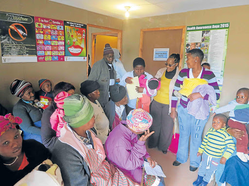MUCH NEEDED: The newly-established health post clinic near Mooiplaas PICTURE VUVU VENA