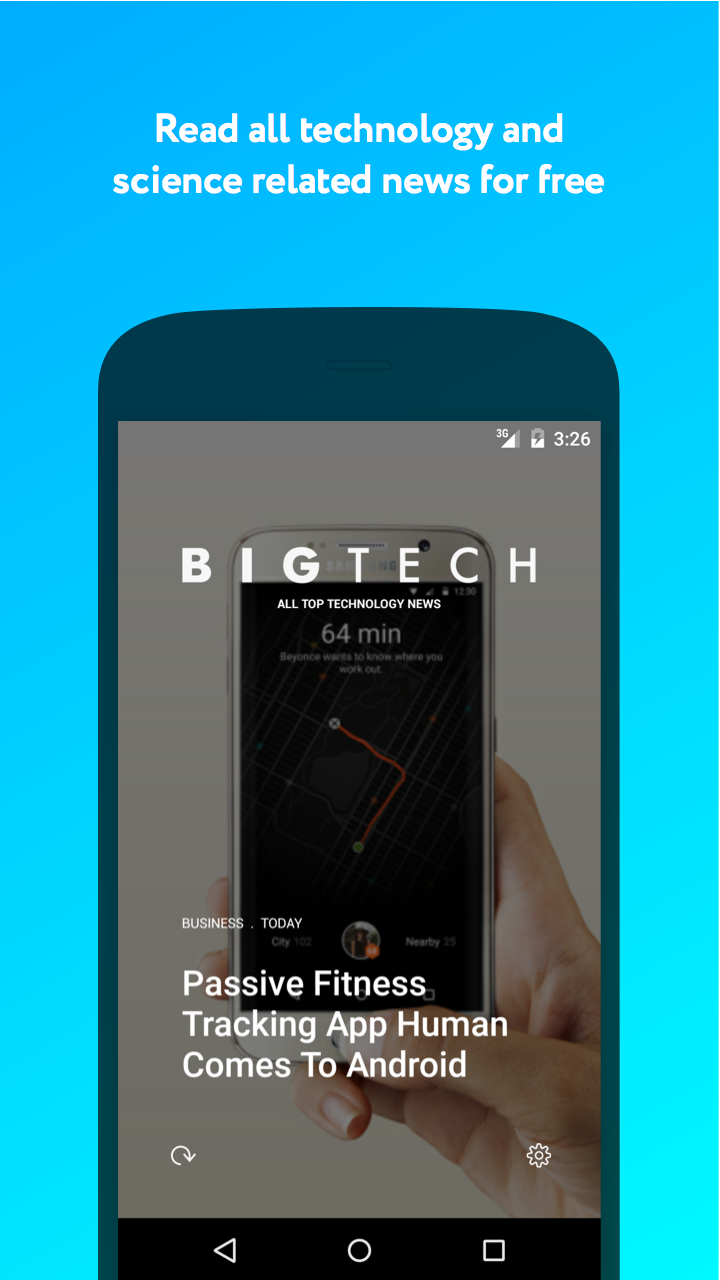 Android application BigTech screenshort