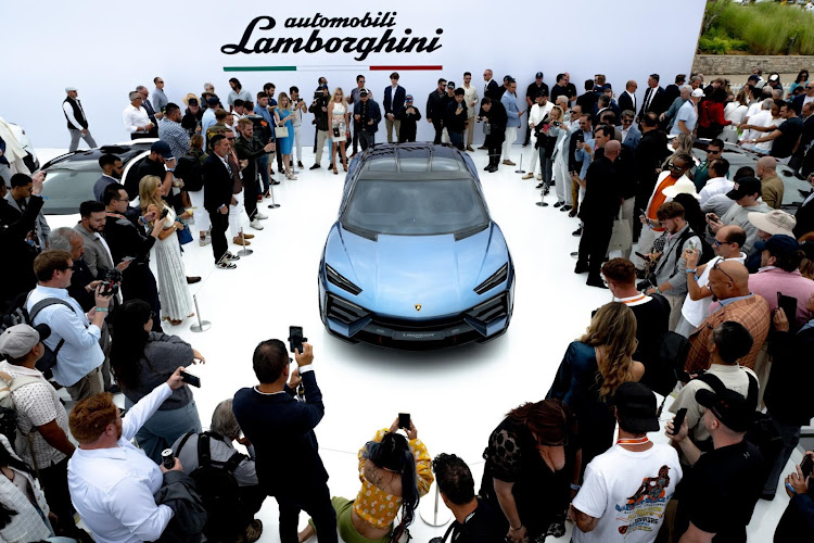 The Lanzador had its world unveiling at Monterey Car Week on Friday. Picture: SUPPLIED