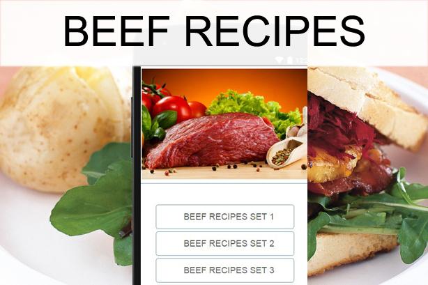 Android application Beef recipes screenshort