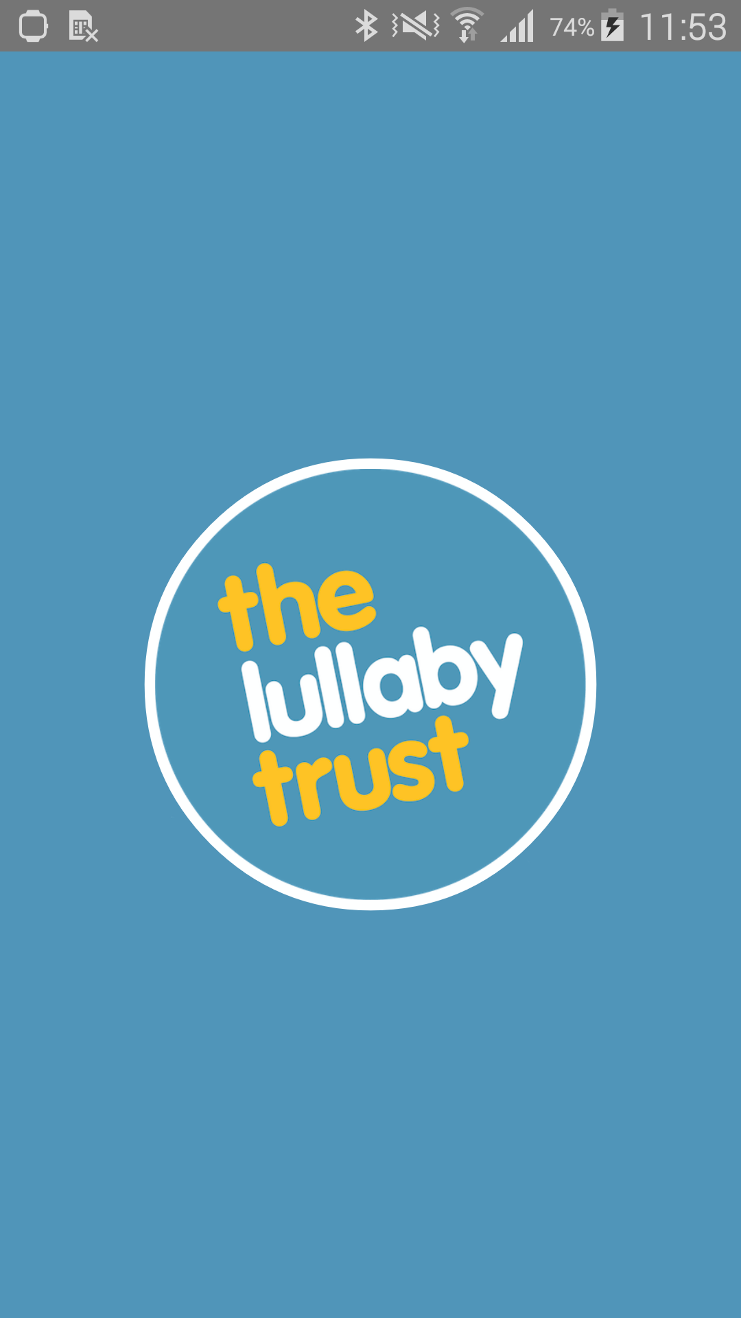 Android application The Lullaby Trust Baby Check screenshort