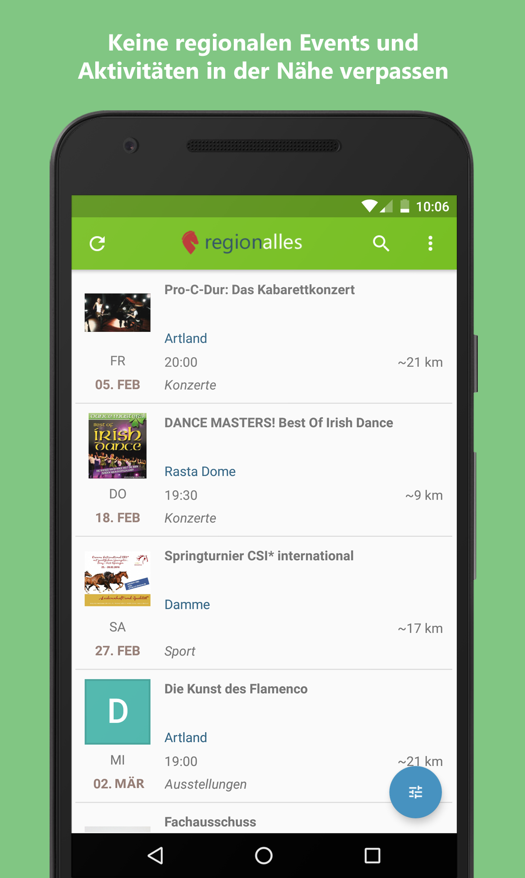 Android application RegionAlles screenshort