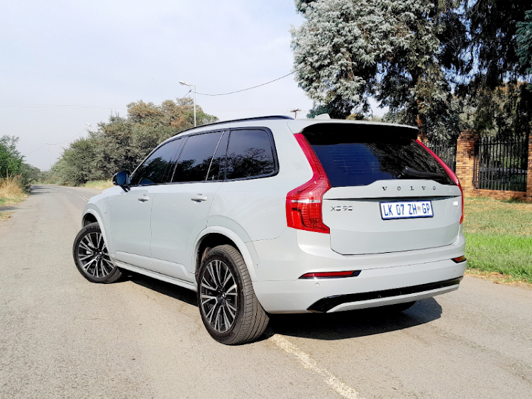 The Volvo XC90 hybrid has large-family practicality with space for seven passengers. Picture: PHUTI MPYANE