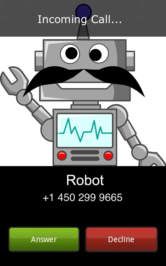 Robot Calling — приложение на Android