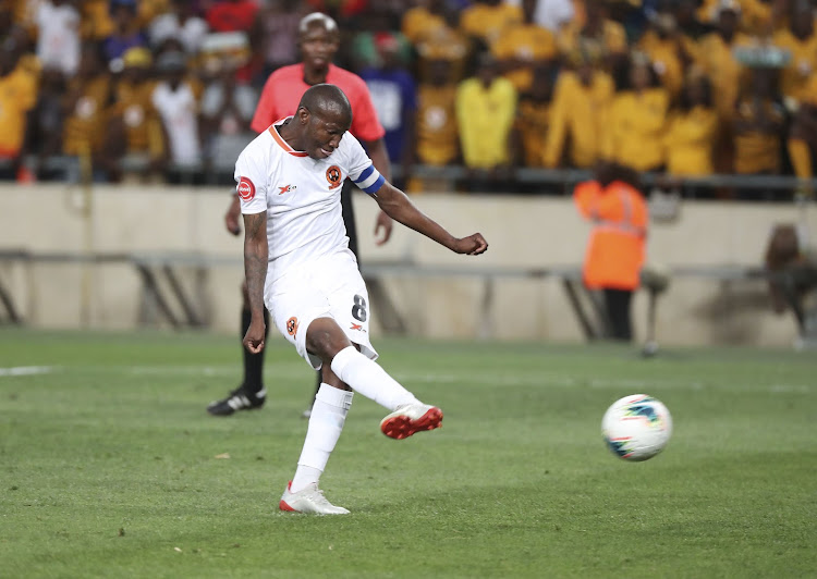 Polokwane City captain Jabu Maluleke sent Kaizer Chiefs goalkeeper Daniel Akpeyi from the penalty spot for the only goal of the match.