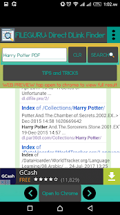 FILE DOWNLOAD: Open Directory Link Finder Screenshot