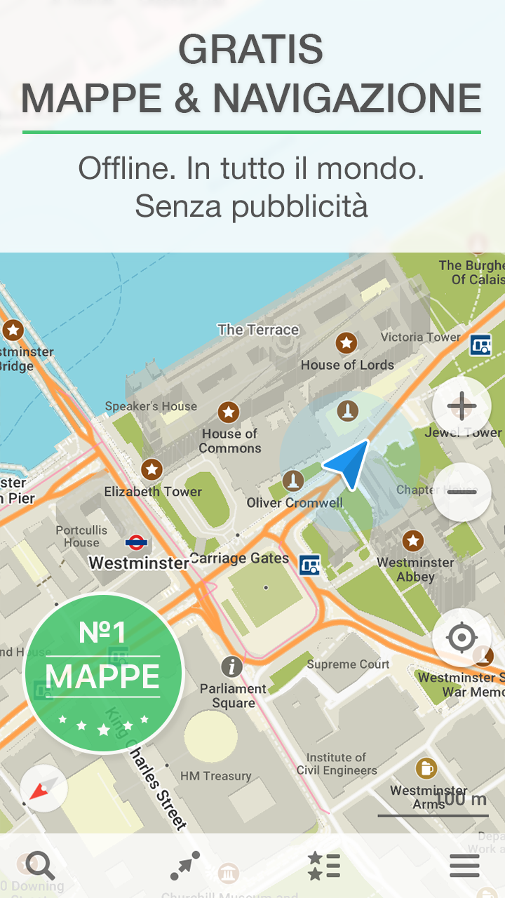 Android application MAPS.ME: Offline maps GPS Nav screenshort