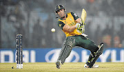 THE HIT MAN: AB de Villiers of South Africa scored an unbeaten 69 during the ICC World Twenty20 Group 1 match against England in Chittagong, after coming in third in the Proteas' batting line-up