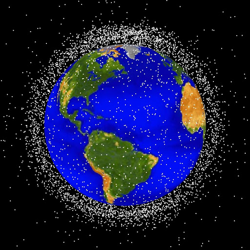 Most orbital debris is in low Earth orbit, where the space station flies.