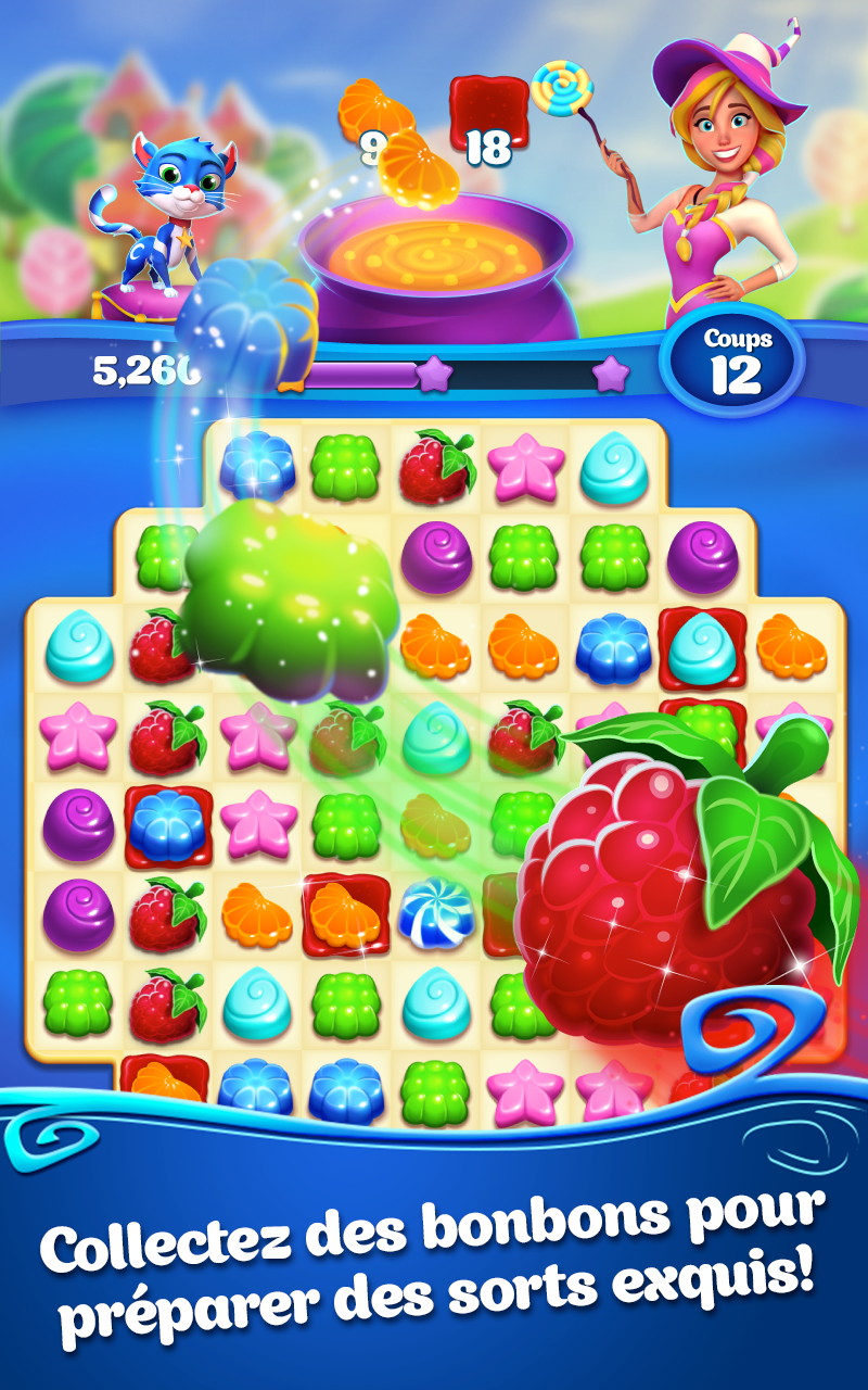 Android application Crafty Candy - Match 3 Game screenshort