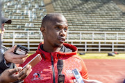 Defence coach Joey Mongalo of the Lions during the Emirates Lions Mixed Zone at Johannesburg Stadium on July 17, 2018 in Johannesburg, South Africa. 