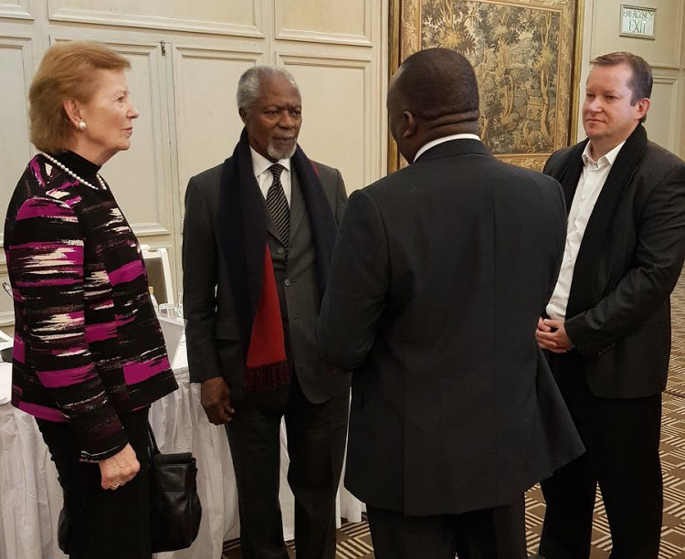 The Elders‚ led by Kofi Annan, in Zimbabwe on July 19, 2018 to assess the country’s preparedness for its upcoming elections.