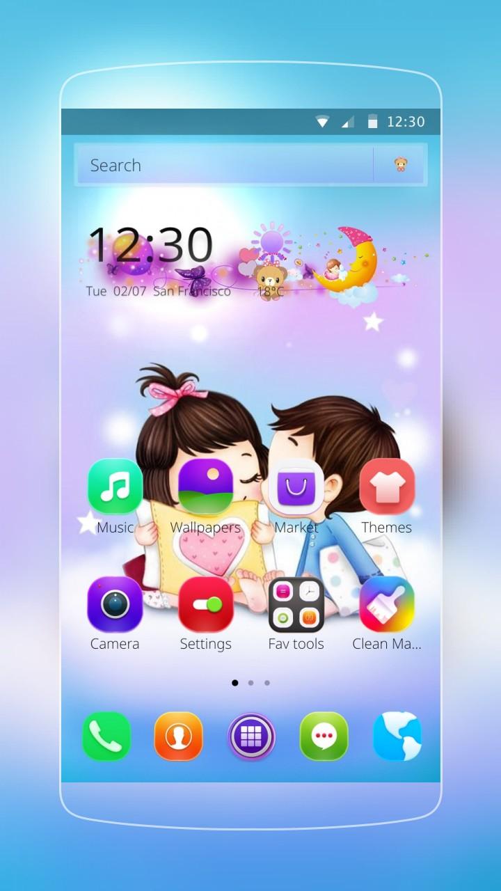 Android application Cute Dream theme screenshort