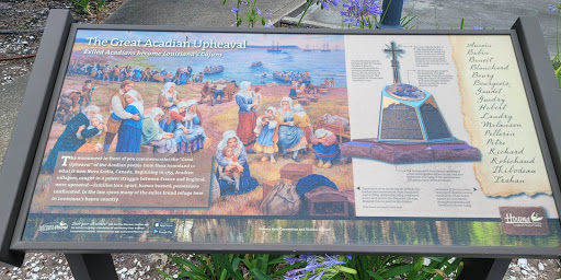  - Exiled Acadians become Louisiana's Cajuns - The monument in front of you commemorates the "Great Upheaval" of the Acadian people from their homeland in what is now Nova Scotia, Canada....