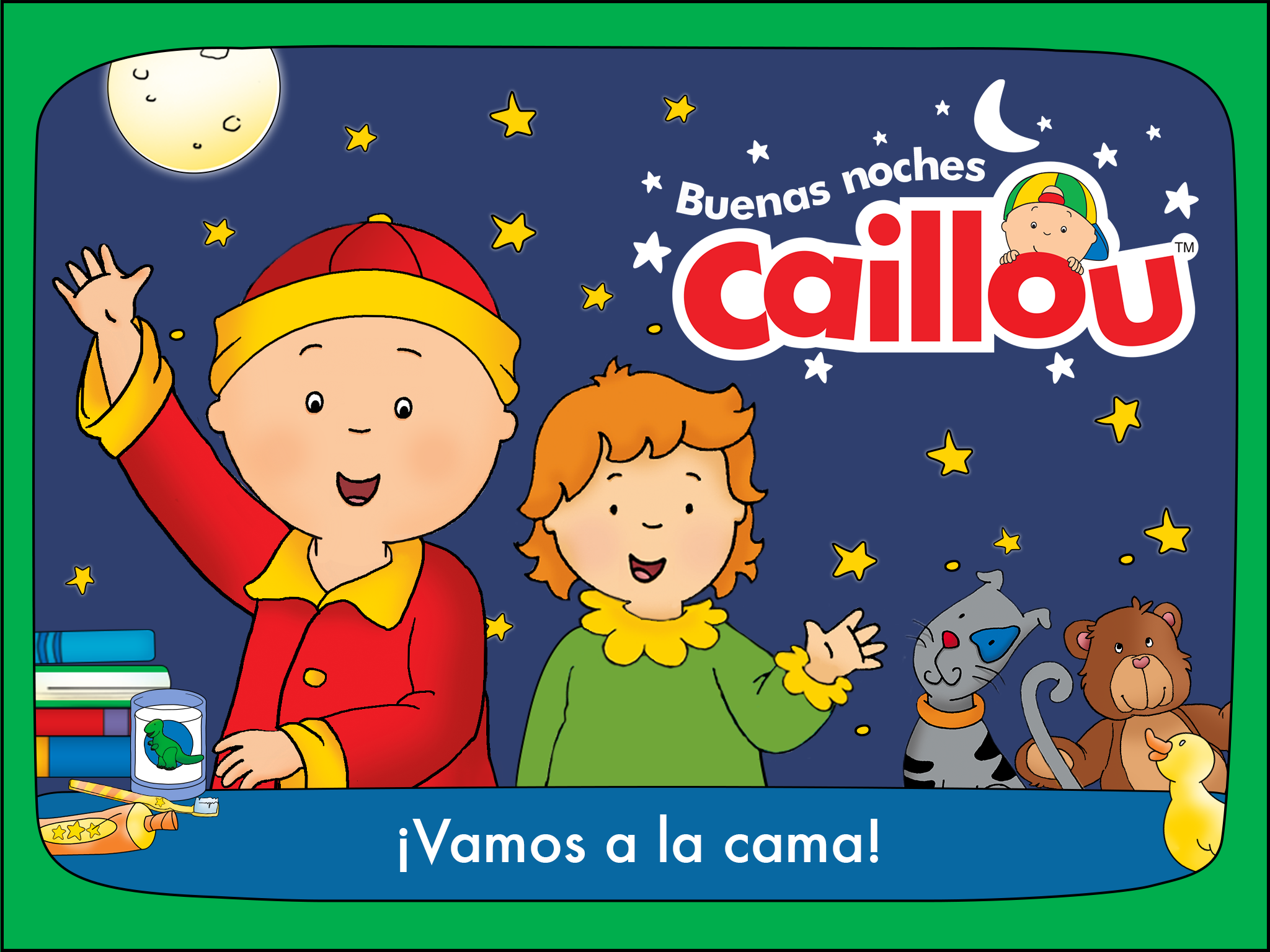 Android application Goodnight Caillou screenshort